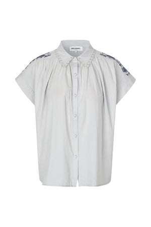 Lollys Laundry BadalLL Skjorte Shirt Antracitgrå