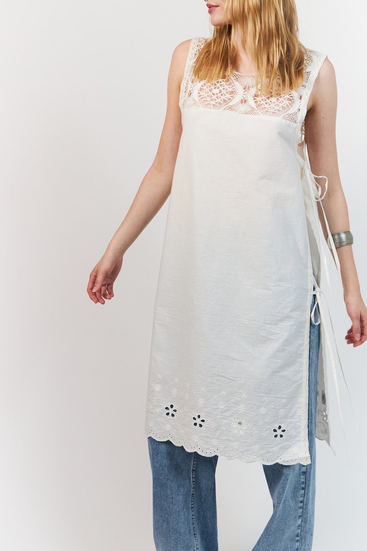 BelloLL Top Kjole - Hvid