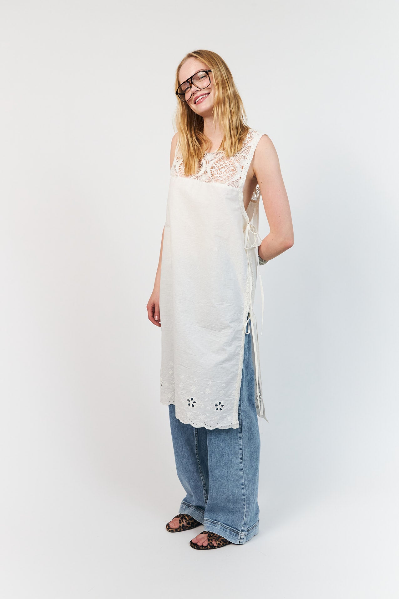 BelloLL Top Kjole - Hvid