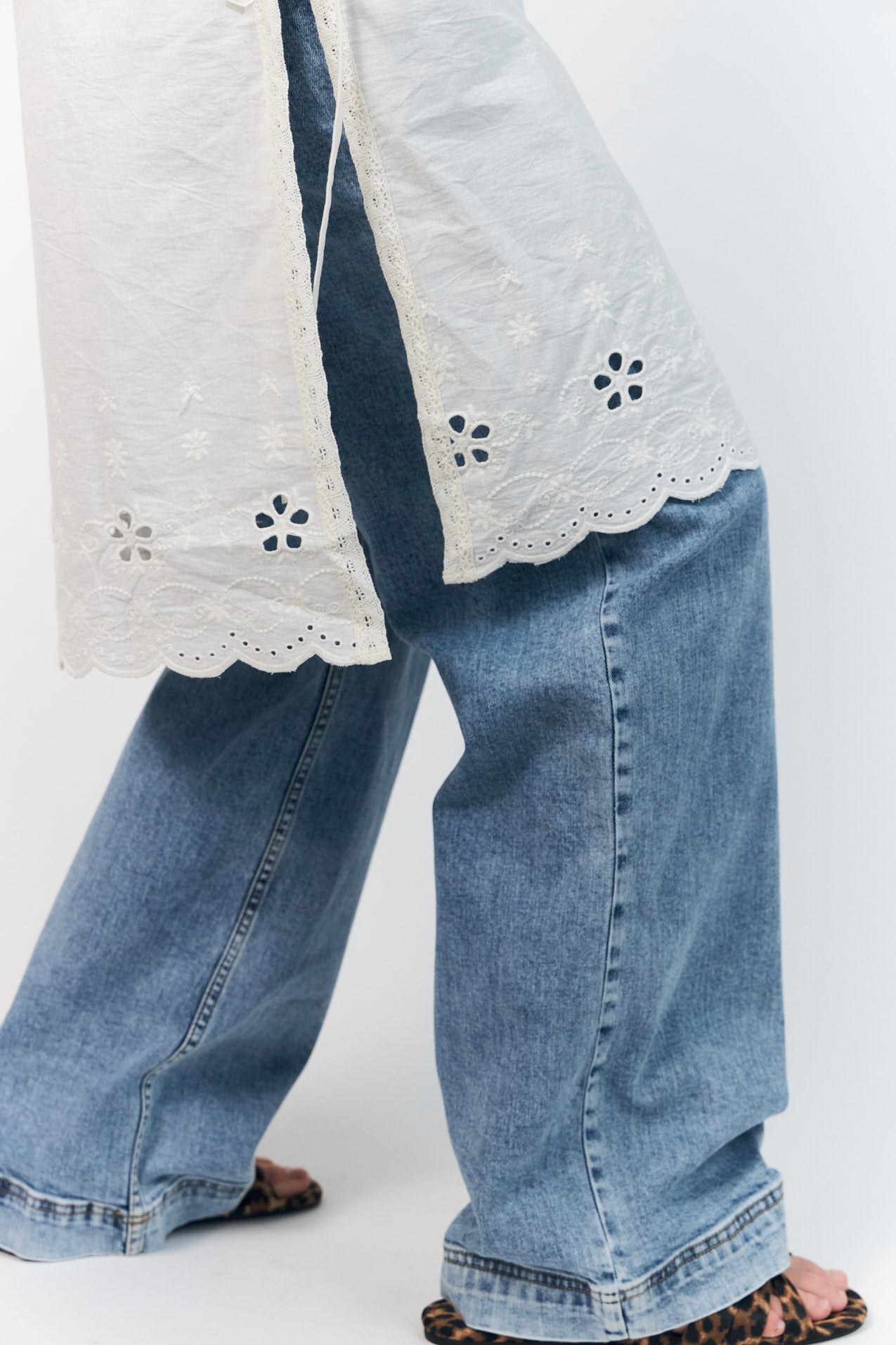 BelloLL Top Kjole - Hvid