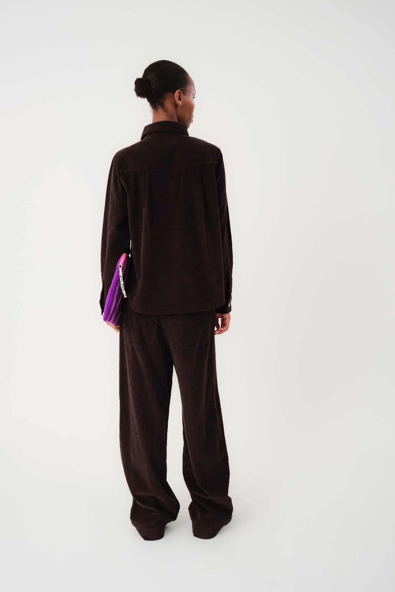 Lollys Laundry BigumLL Skjorte Shirt 87 Dark Mokka