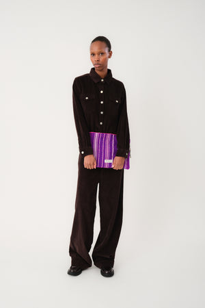 Lollys Laundry BigumLL Skjorte Shirt 87 Dark Mokka