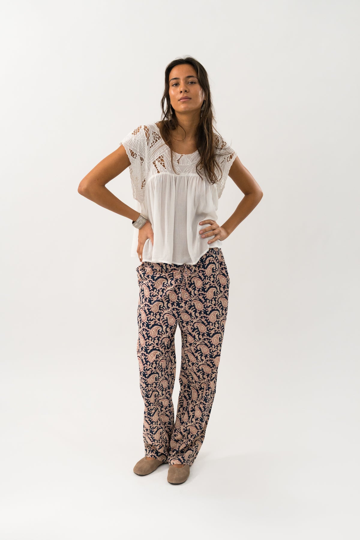 Lollys Laundry BillLL Bukser Pants Grafisk print
