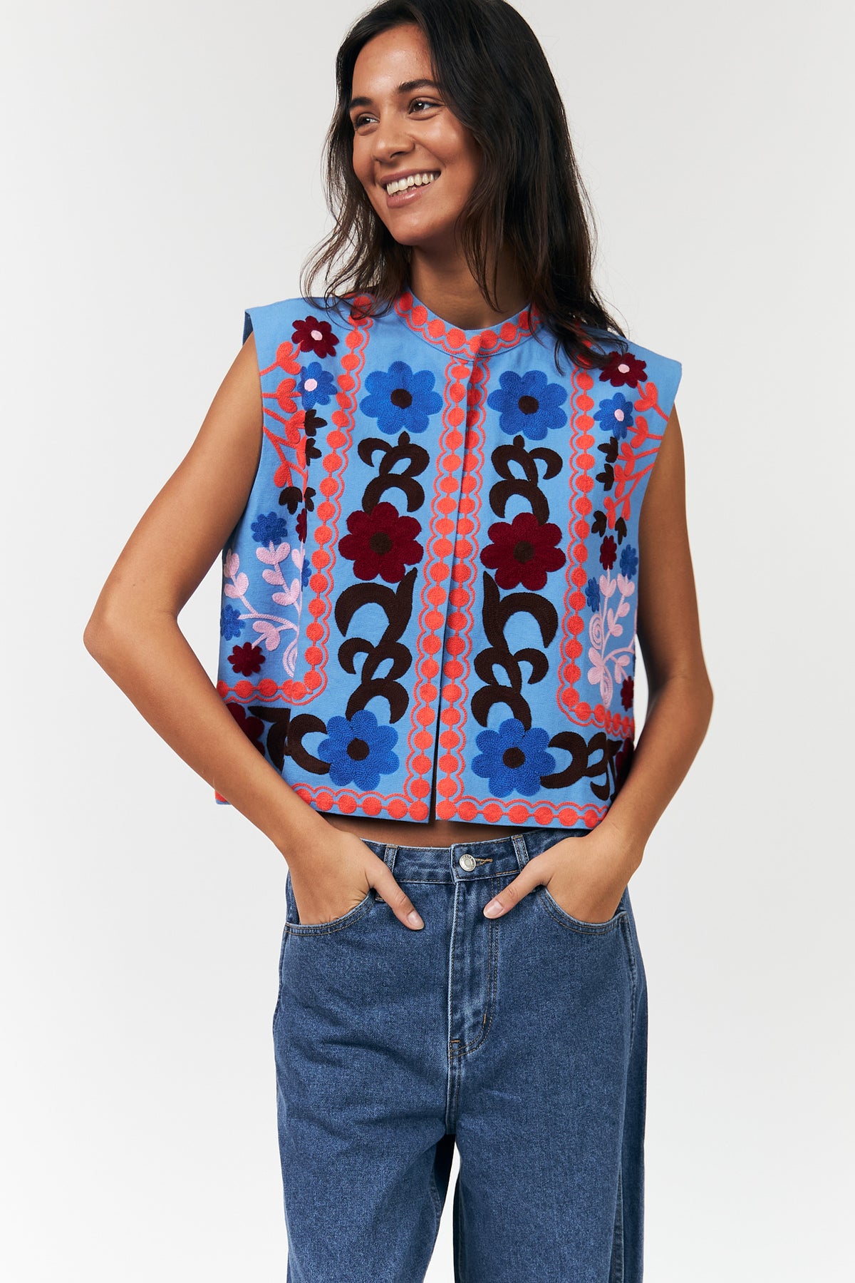 Lollys Laundry BinLL Vest Vest Blå