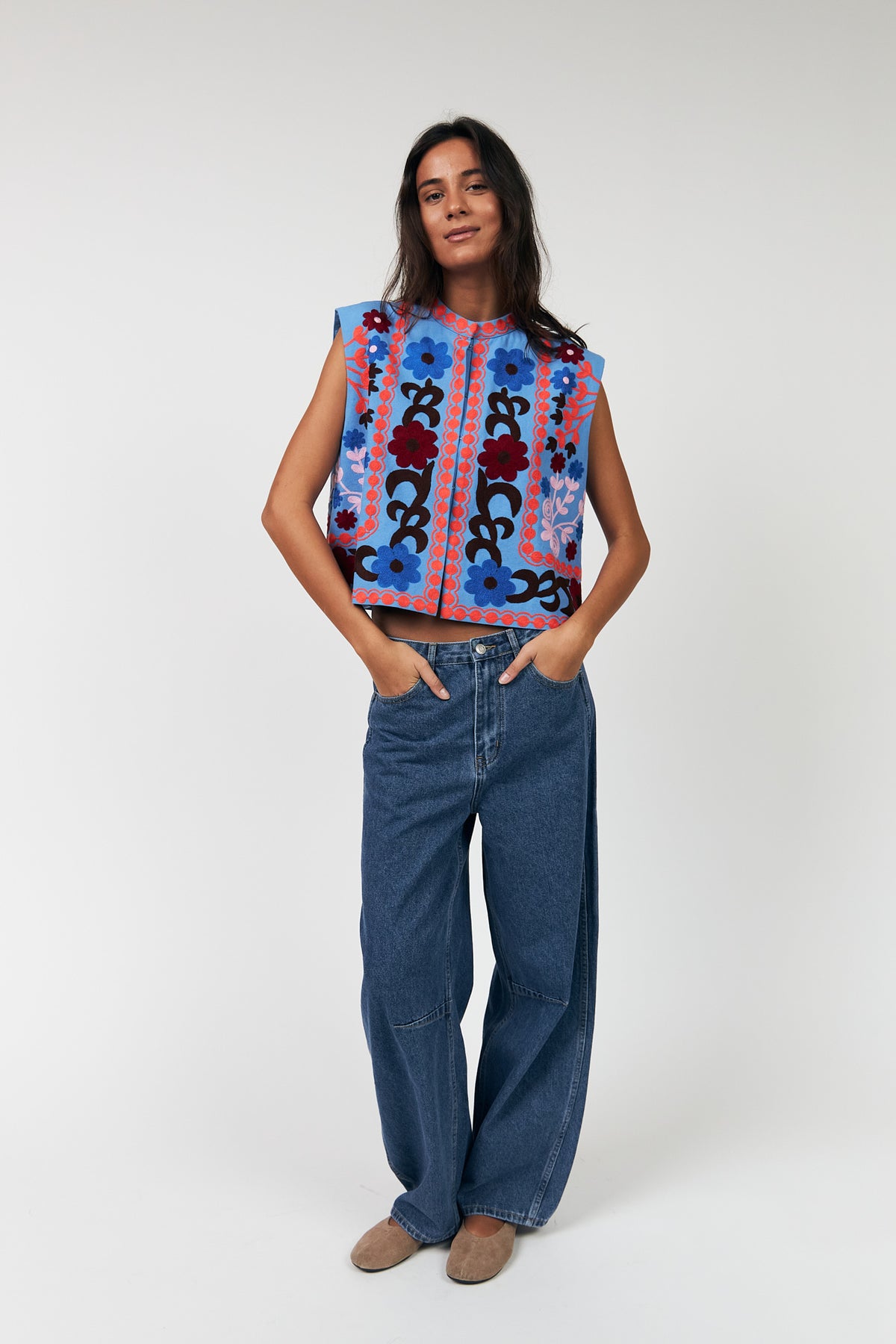 Lollys Laundry BinLL Vest Vest Blå