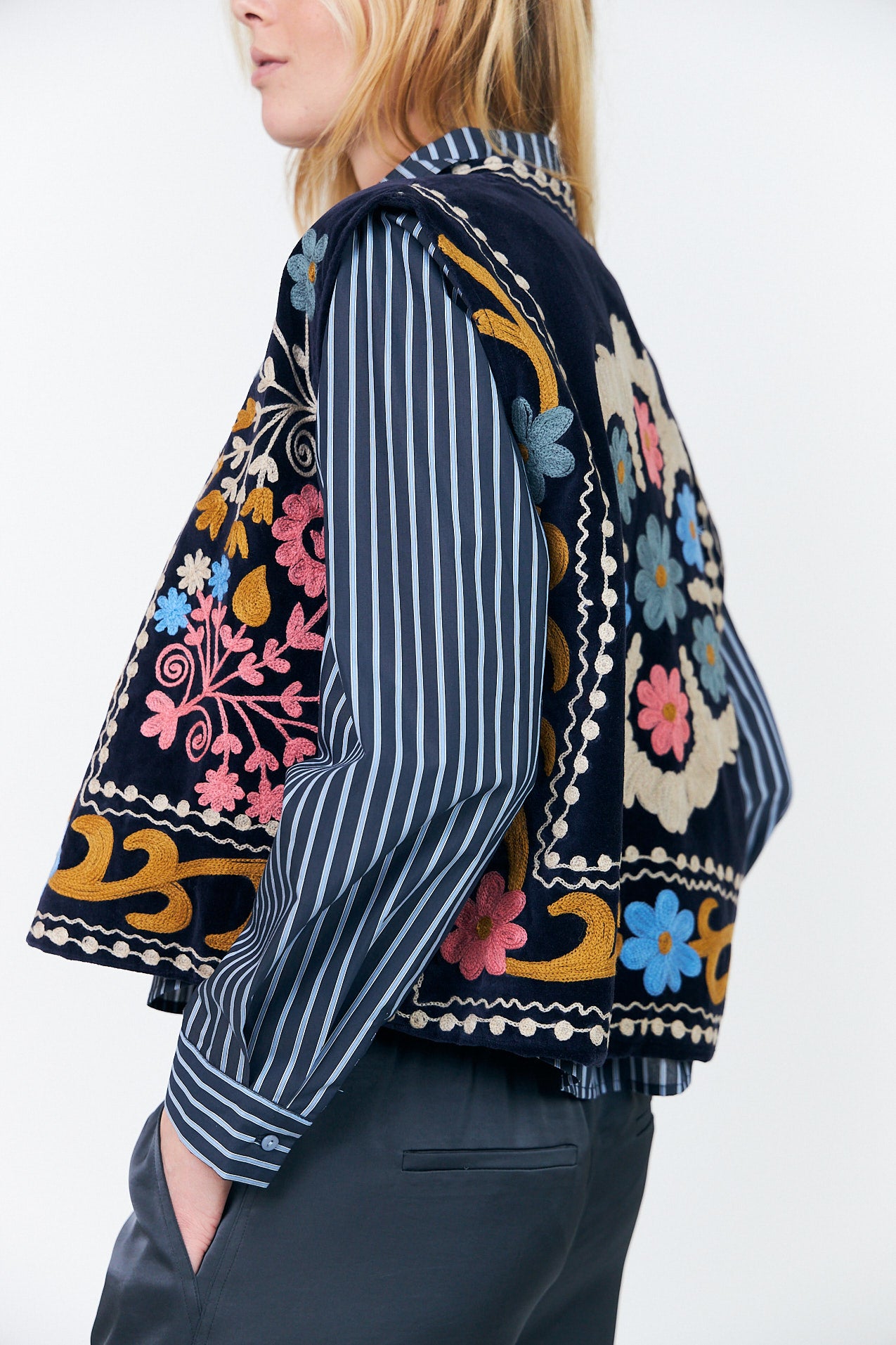 Lollys Laundry BinLL Vest Vest Mørkeblå