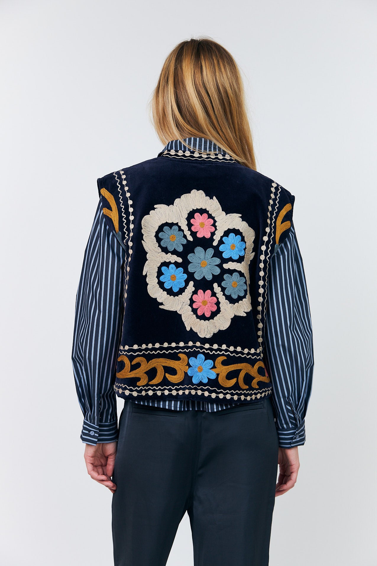 Lollys Laundry BinLL Vest Vest Mørkeblå
