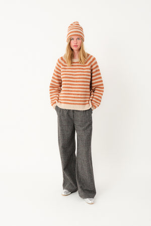 Lollys Laundry BinaLL Strik Jumper Jumper 54 Rust