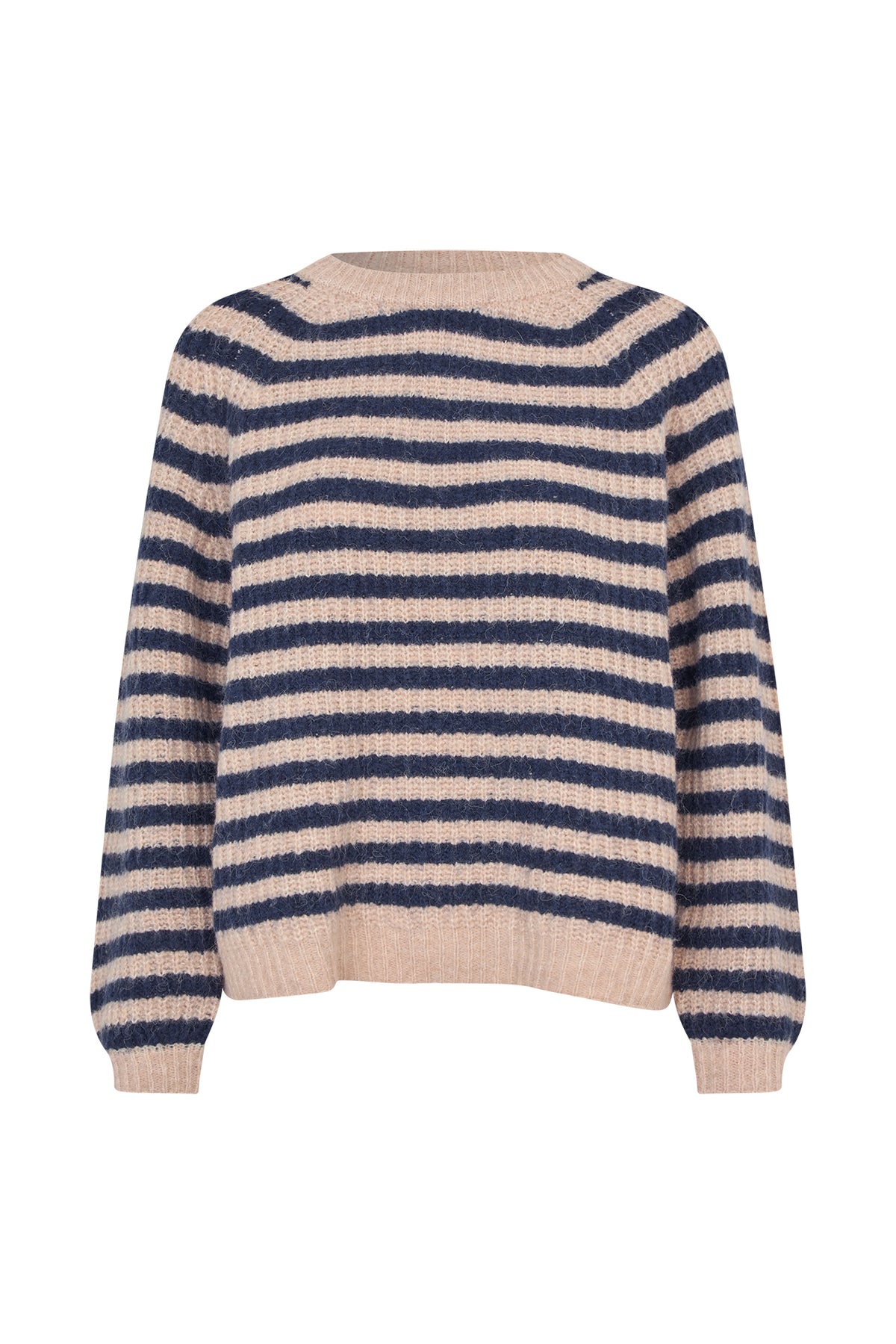 Lollys Laundry BinaLL Strik Jumper Jumper Mørkeblå