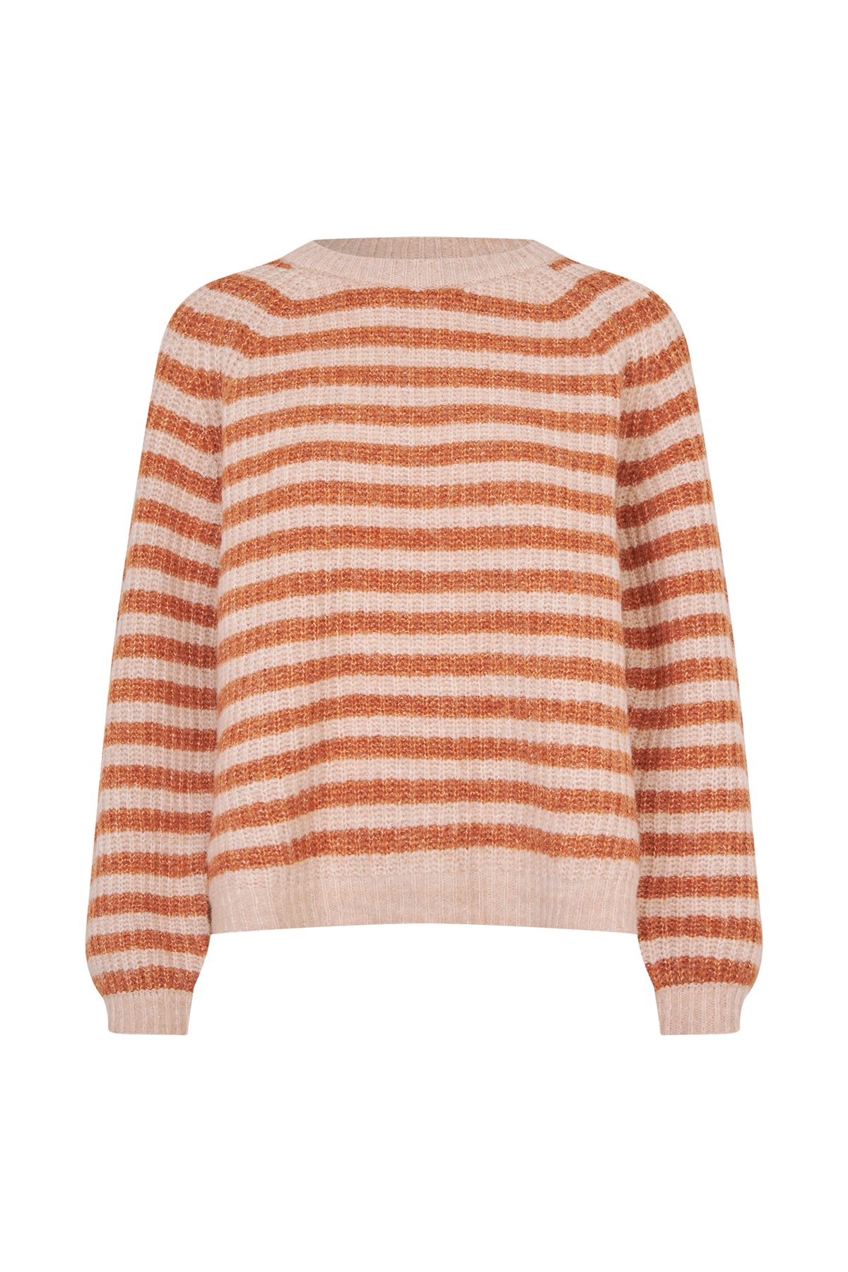 Lollys Laundry BinaLL Strik Jumper Jumper Rustbrun