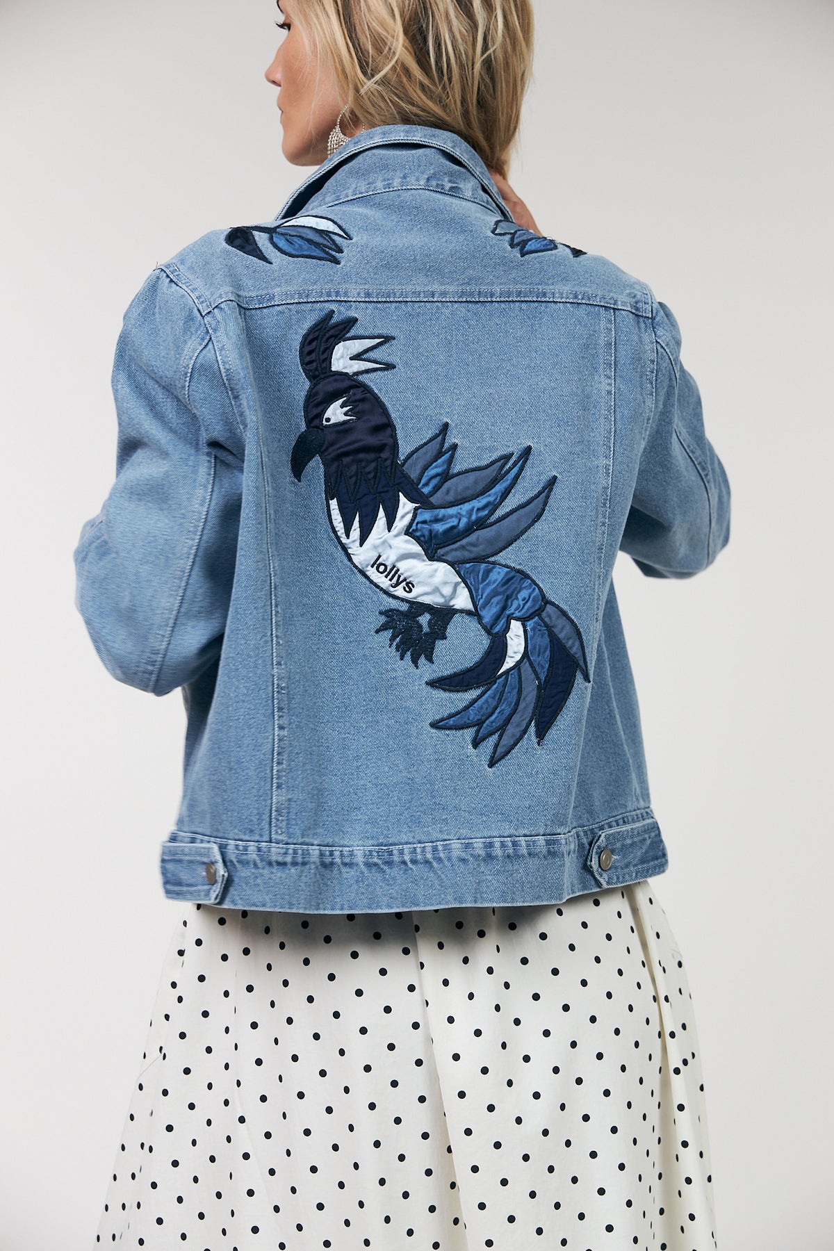 Lollys Laundry BirdLL Denimjakke Jacket Blå denim