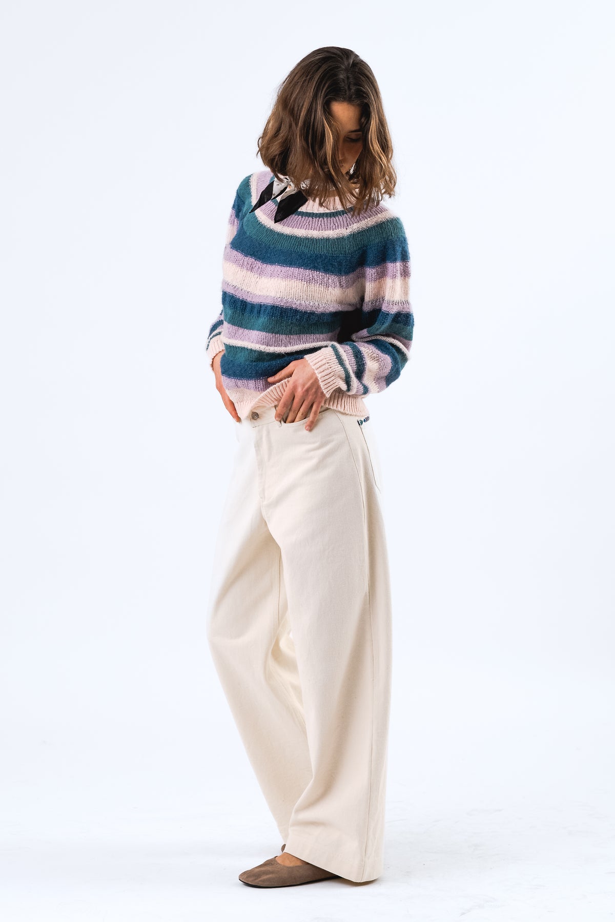 Lollys Laundry BjorkLL Strik Jumper Jumper Lavendel