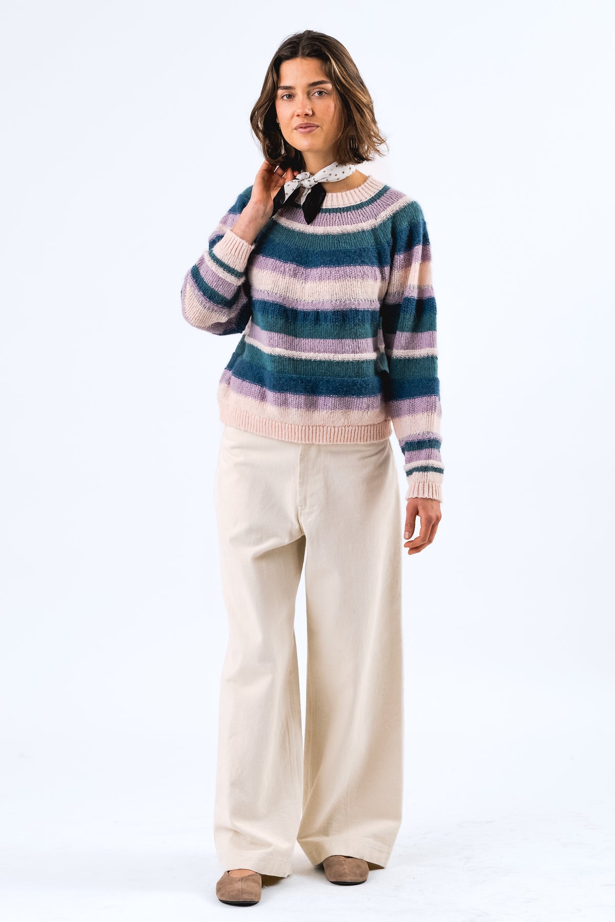 Lollys Laundry BjorkLL Strik Jumper Jumper Lavendel