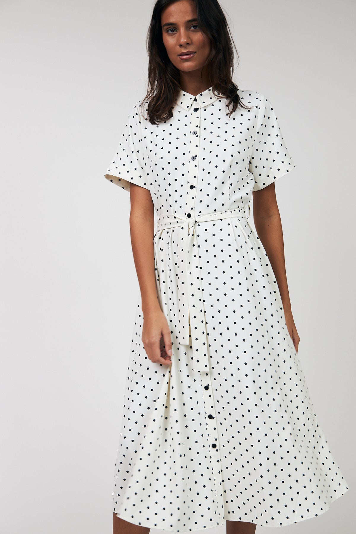 BlakeLL Midi Kjole - Dot print
