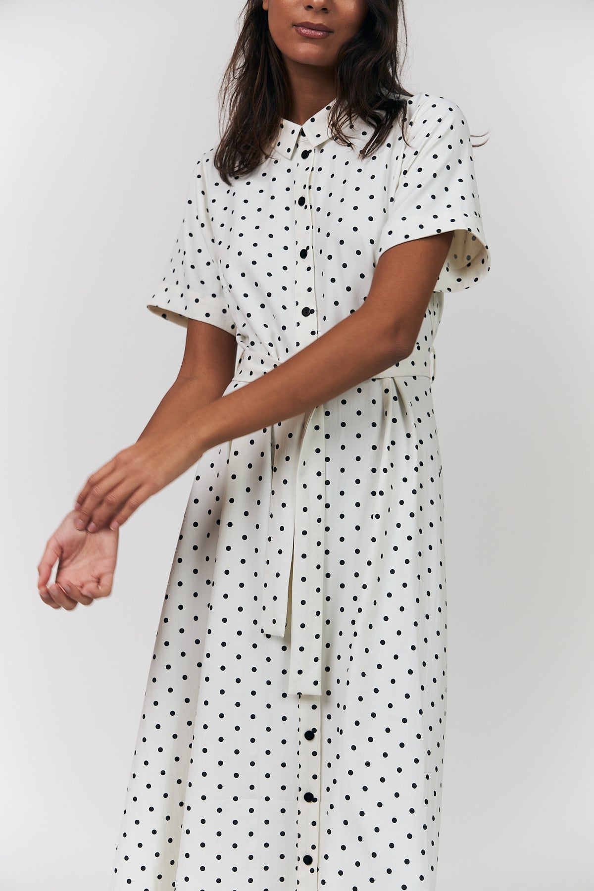 BlakeLL Midi Kjole - Dot print