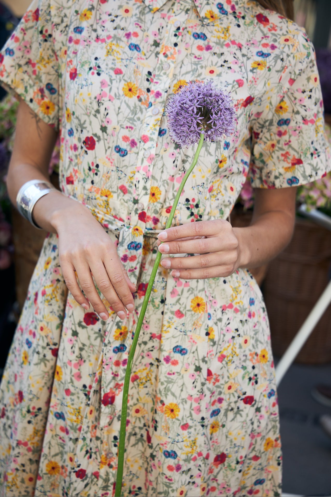 BlakeLL Midi Kjole - Blomsterprint