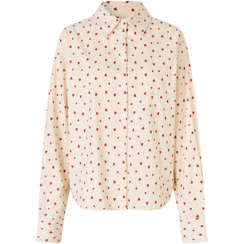 Lollys Laundry BleekerLL Skjorte Shirt Rød