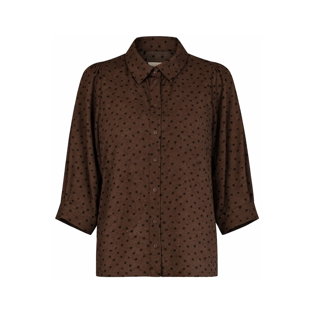 Lollys Laundry BonoLL Shirt SS Shirt Brun