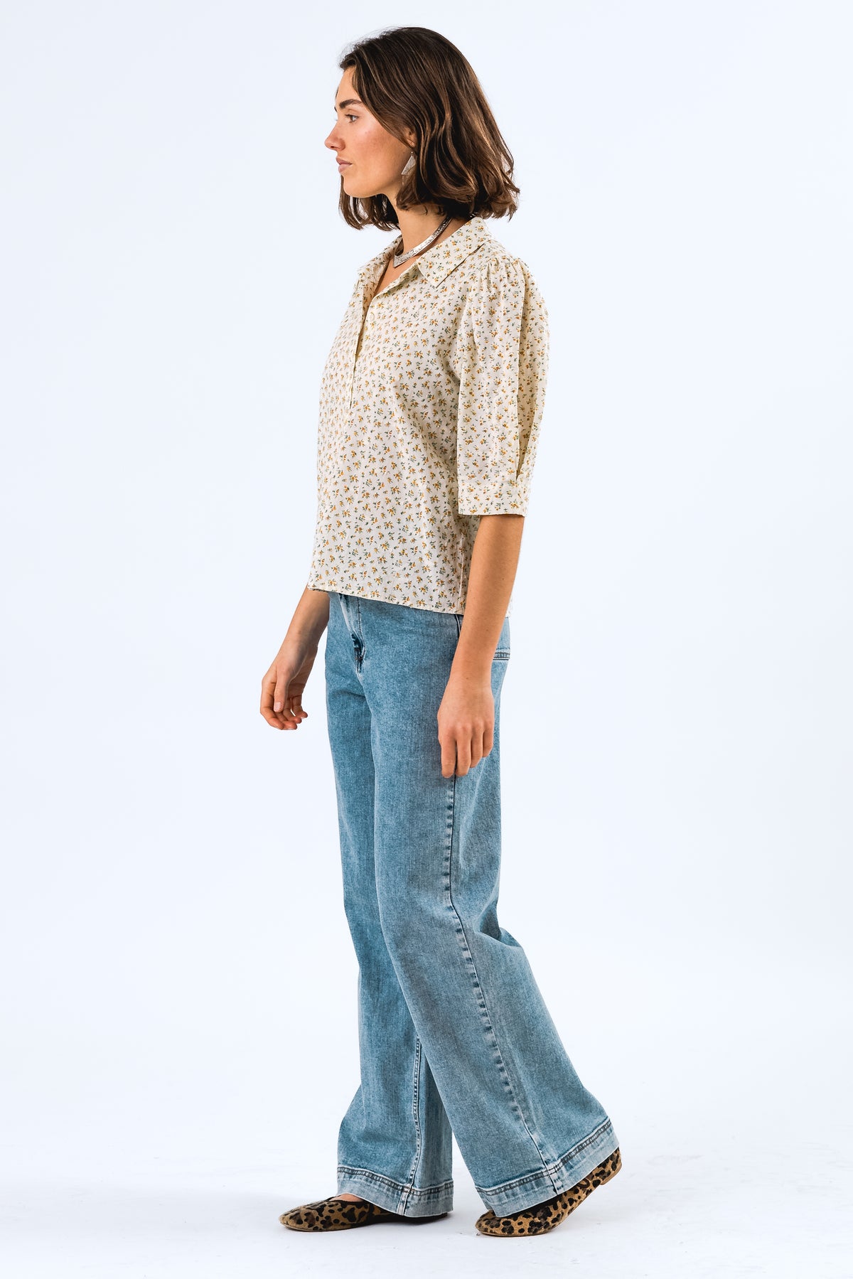 Lollys Laundry BonoLL Skjorte Shirt Gul