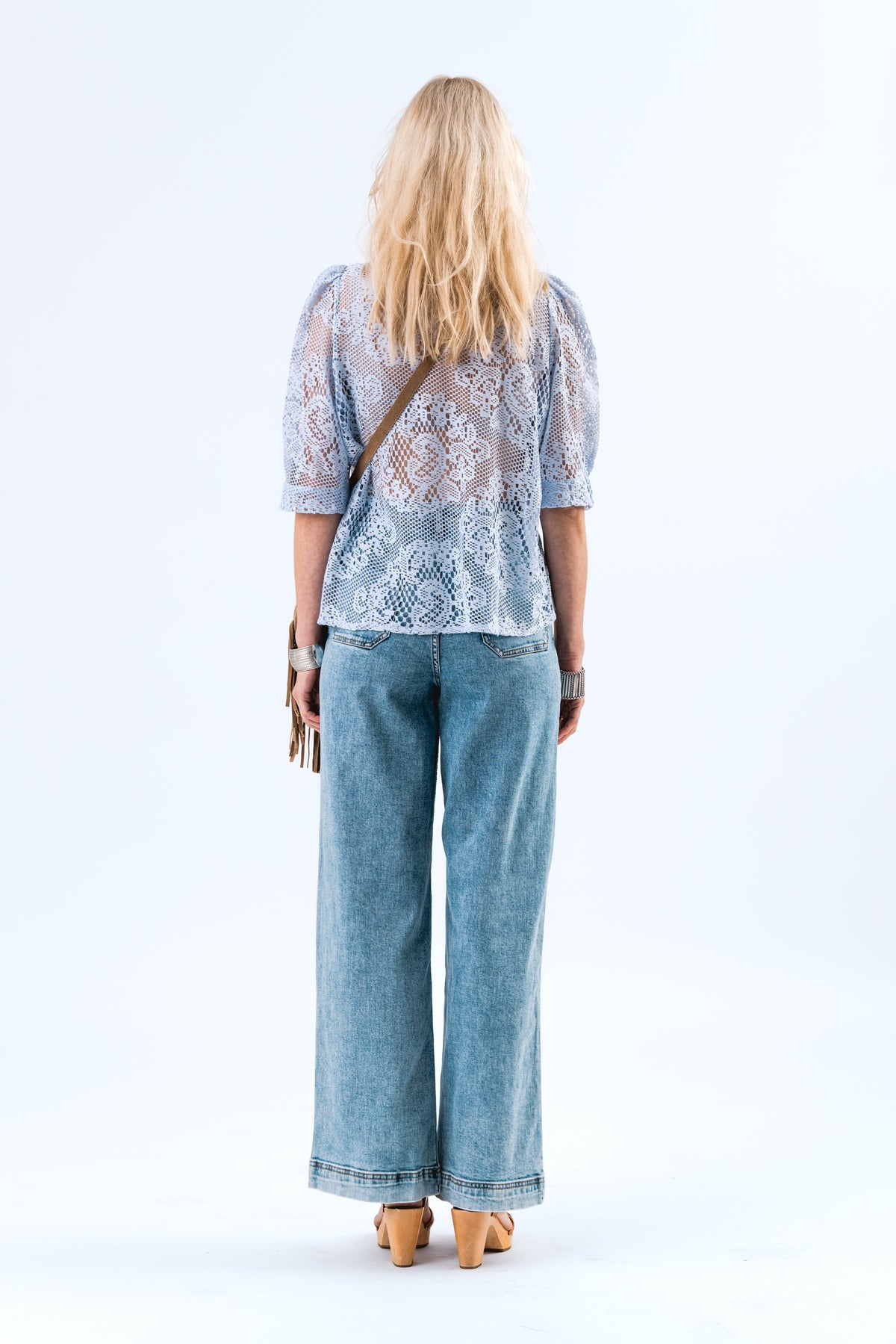 Lollys Laundry BonoLL Skjorte Shirt Dæmpet blå