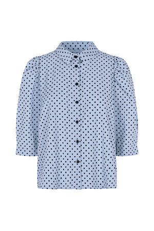 Lollys Laundry BonoLL Skjorte Shirt Lyseblå