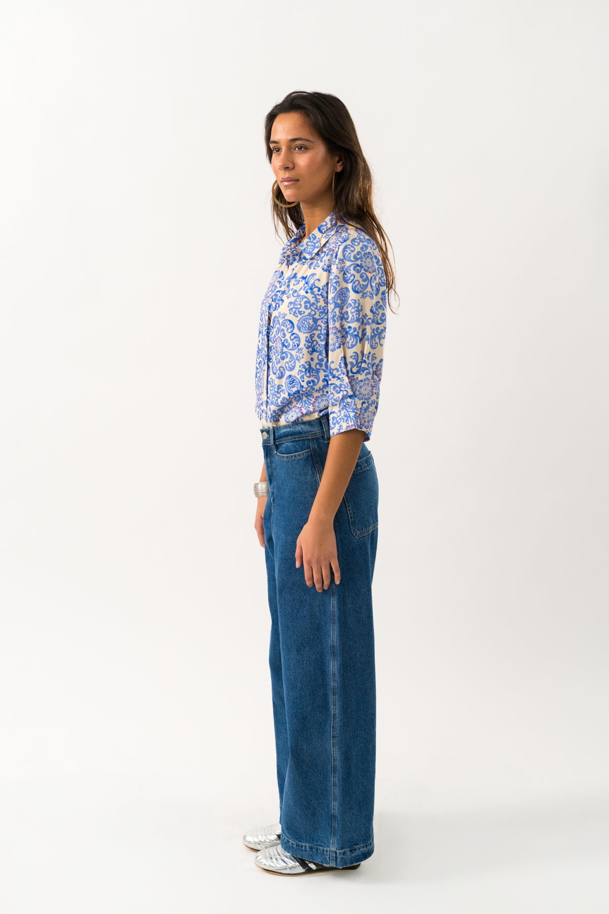 Lollys Laundry BonoLL Skjorte Shirt Lyseblå