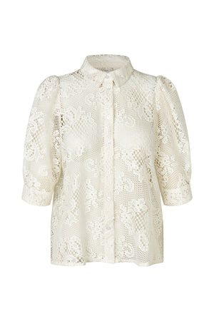 Lollys Laundry BonoLL Skjorte Shirt Creme
