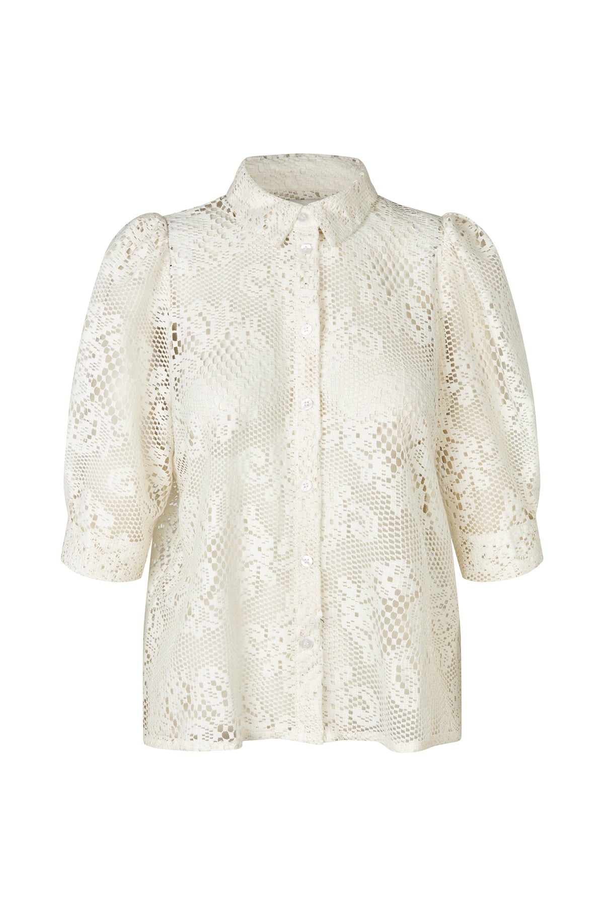Lollys Laundry BonoLL Skjorte Shirt Creme