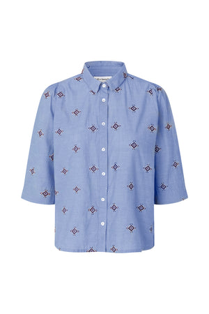 Lollys Laundry BonoLL Skjorte Shirt Lyseblå