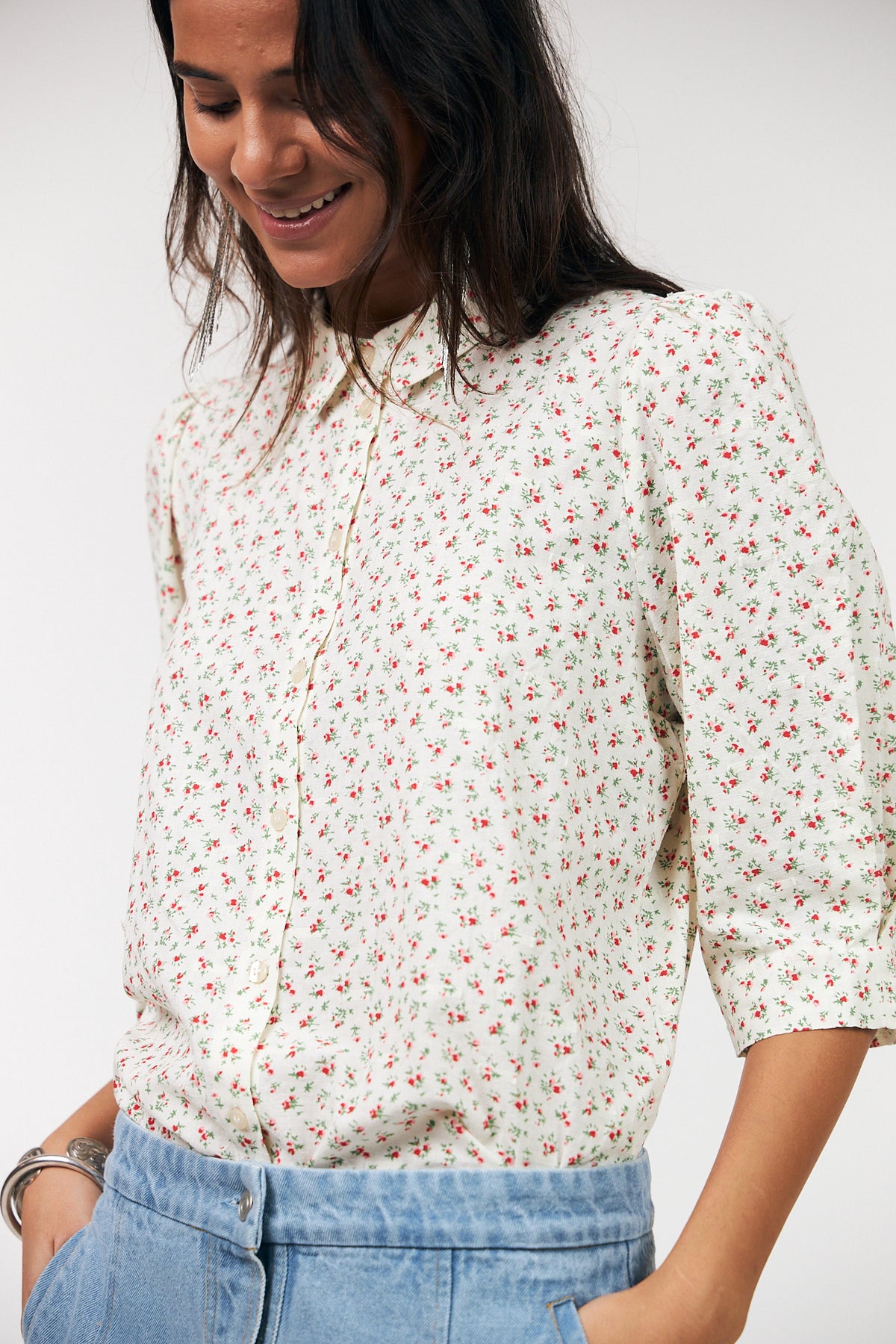 Lollys Laundry BonoLL Skjorte Shirt Rød