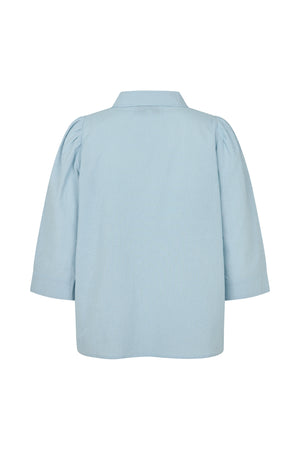 Lollys Laundry BonoLL Skjorte Shirt Støvet blå