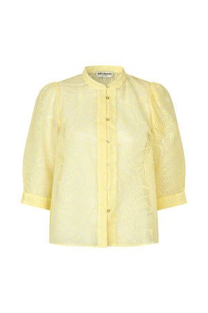 Lollys Laundry BonoLL Skjorte Shirt Lysegul