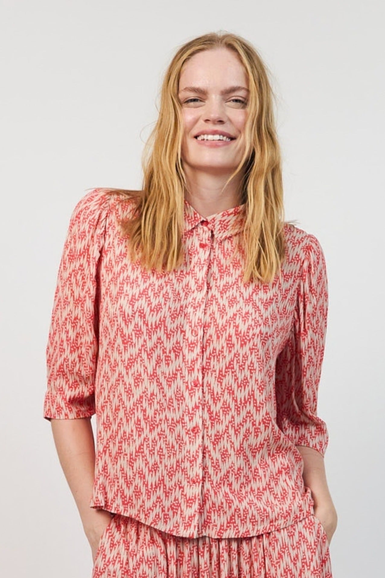 Lollys Laundry BonoLL Skjorte Shirt Pink