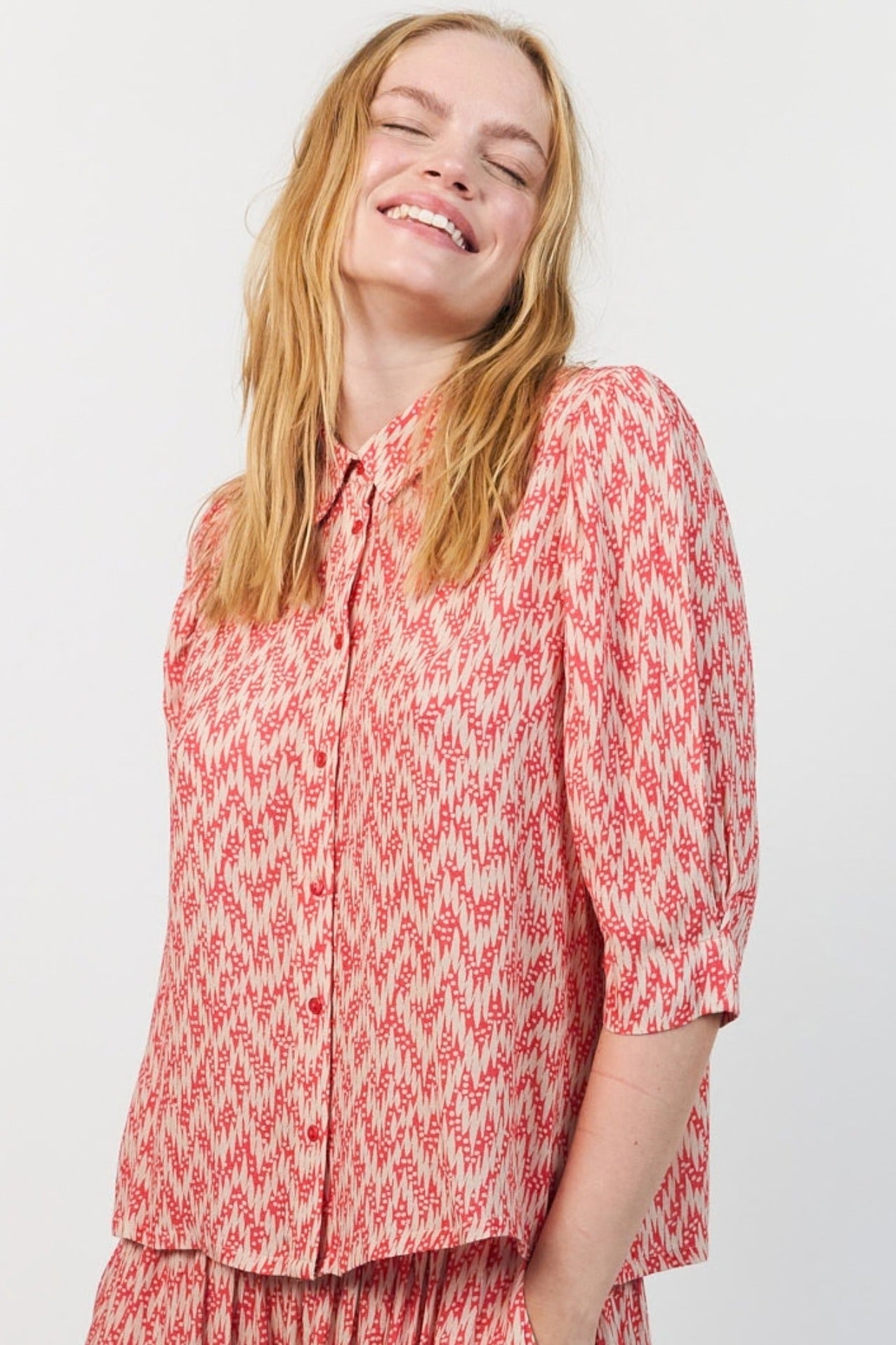 Lollys Laundry BonoLL Skjorte Shirt Pink