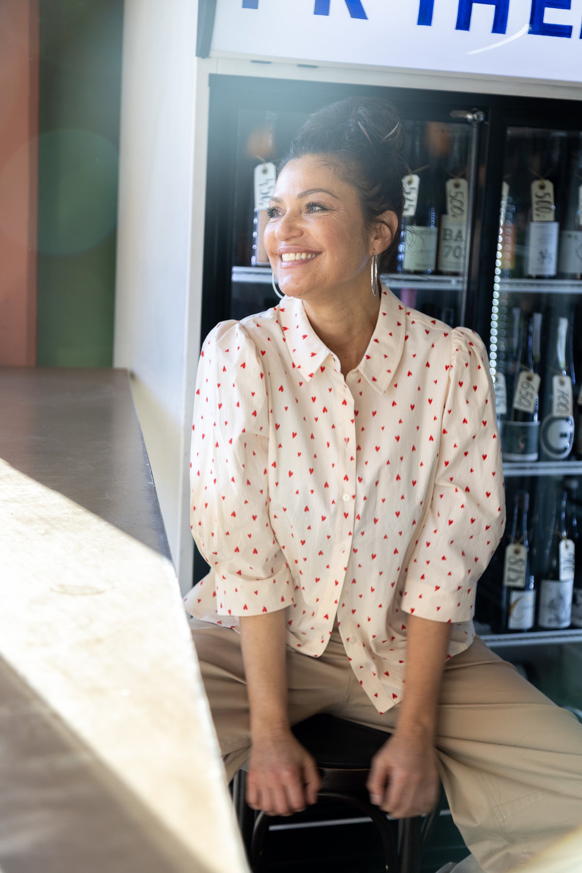 Lollys Laundry BonoLL Skjorte Shirt Rød