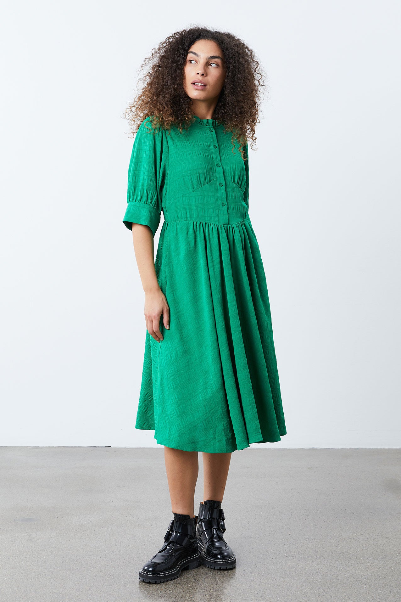 Lollys Laundry Boston Dress Dress 40 Green