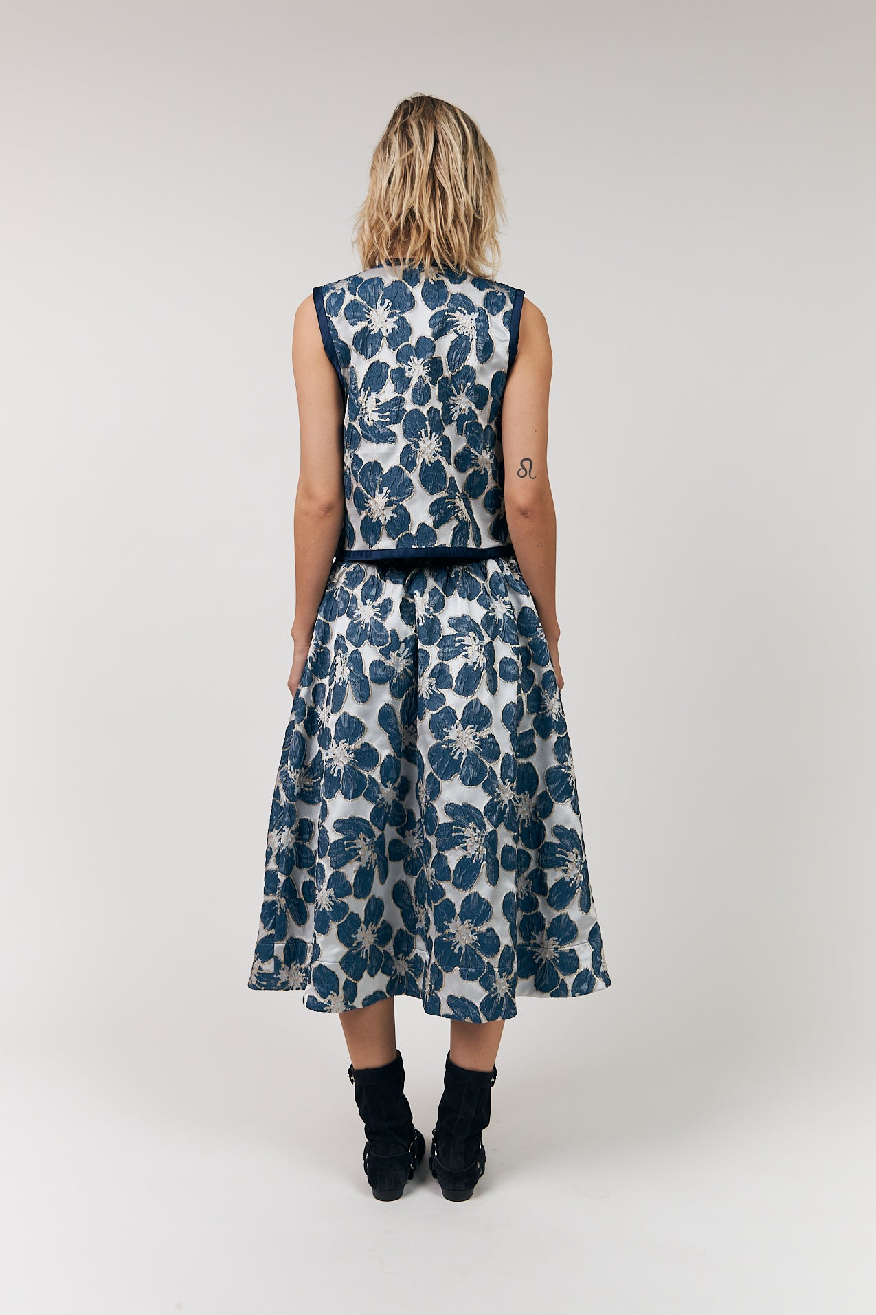 BristolLL Midi Nederdel - Blue