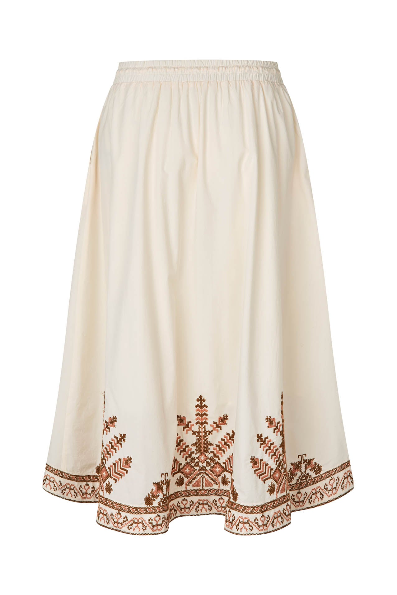 Lollys Laundry BristolLL Midi Nederdel Skirt Creme