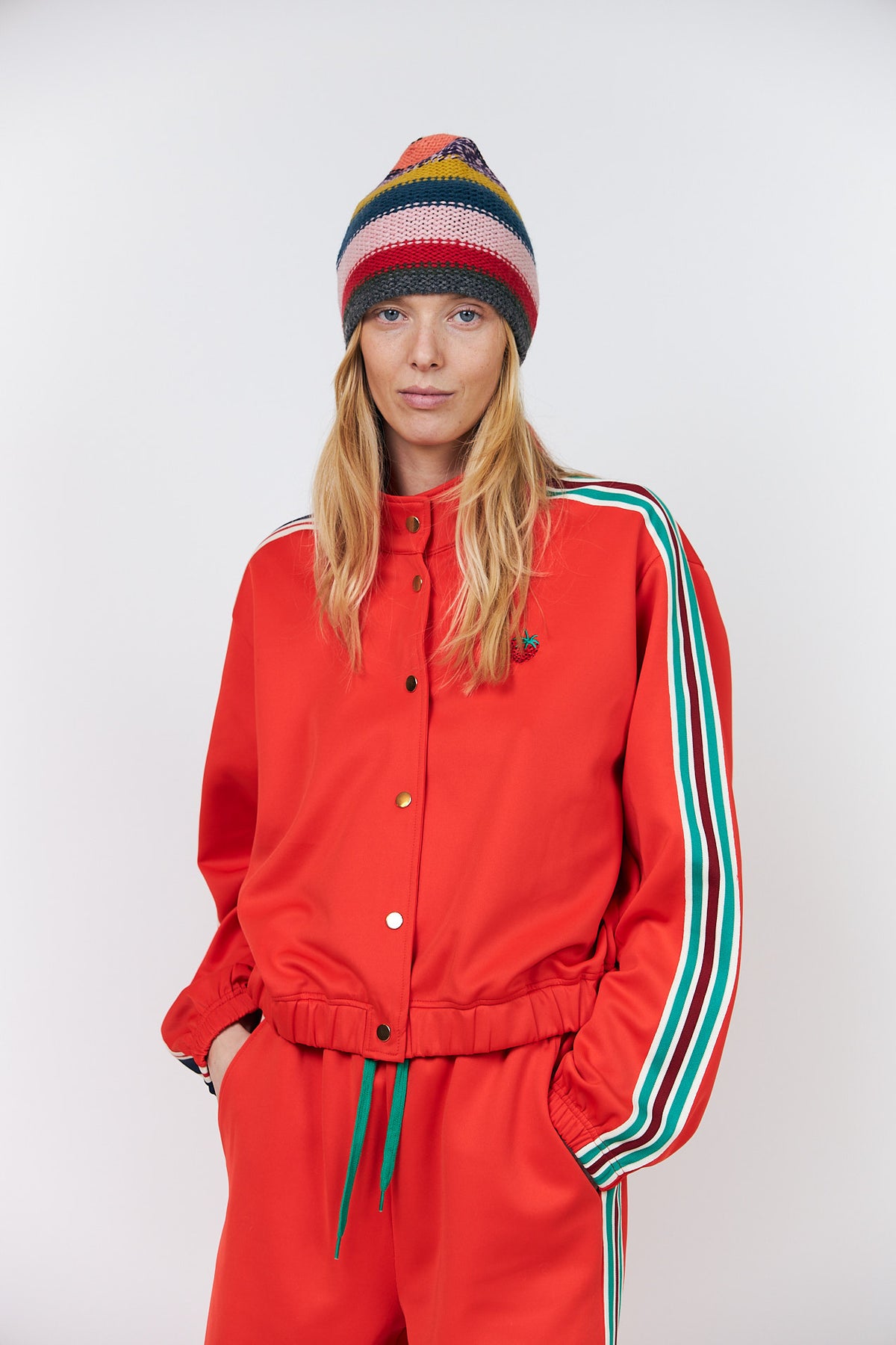 Lollys Laundry BrooklynnLL kort Jakke Jacket Rød