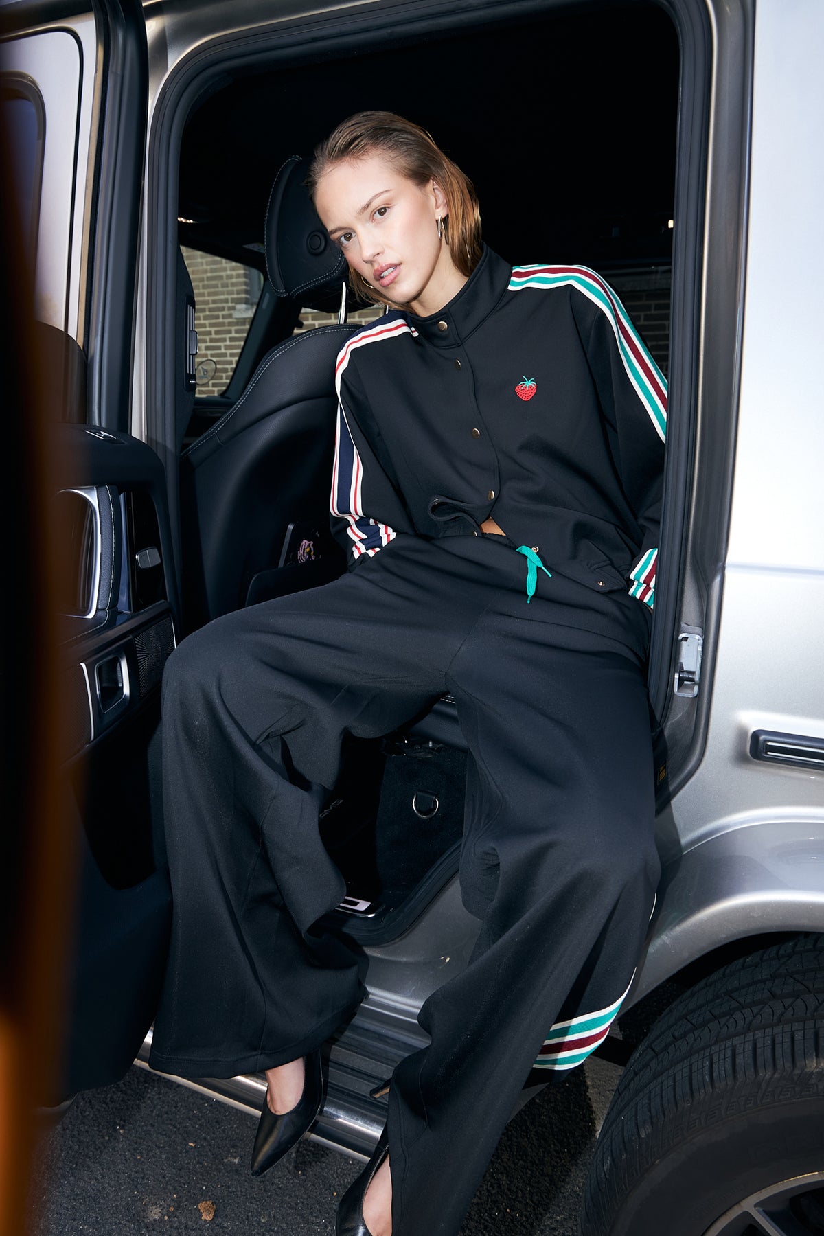 Lollys Laundry BrooklynnLL kort Jakke Jacket Sort