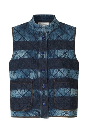 Lollys Laundry CairoLL Quilted Vest Vest Blå
