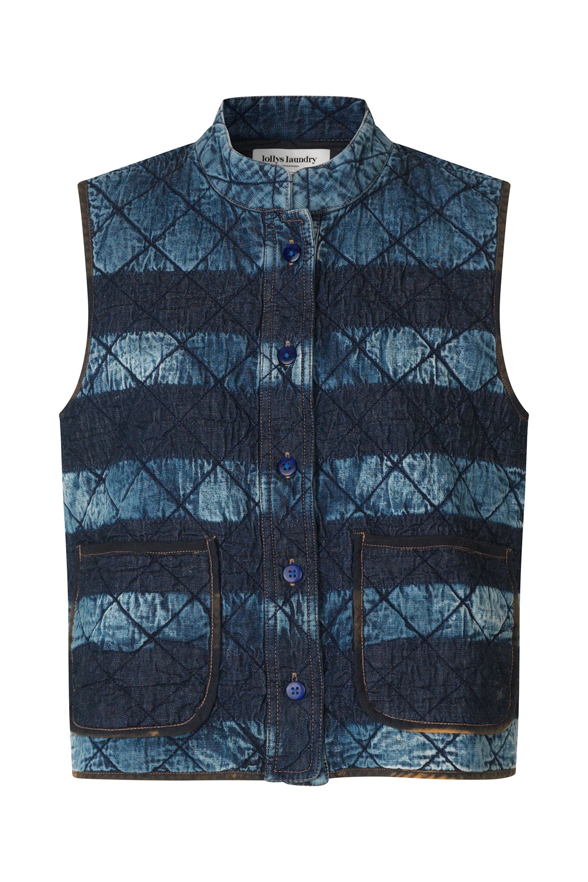 Lollys Laundry CairoLL Quilted Vest Vest Blå