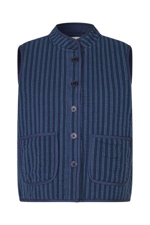 Lollys Laundry CairoLL Quilted Vest Vest 80 Stripe