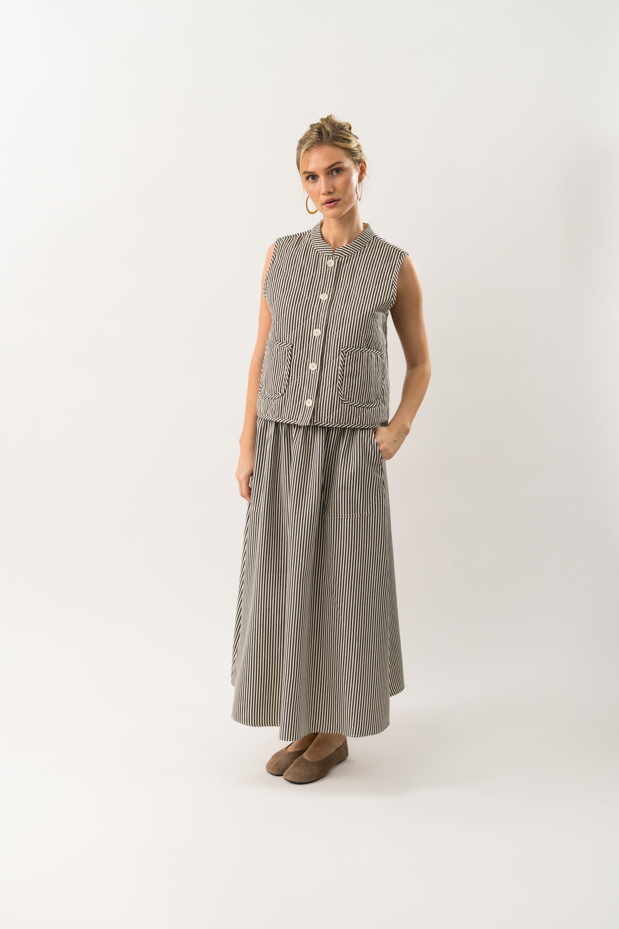 CairoLL Quilted Vest - Sort