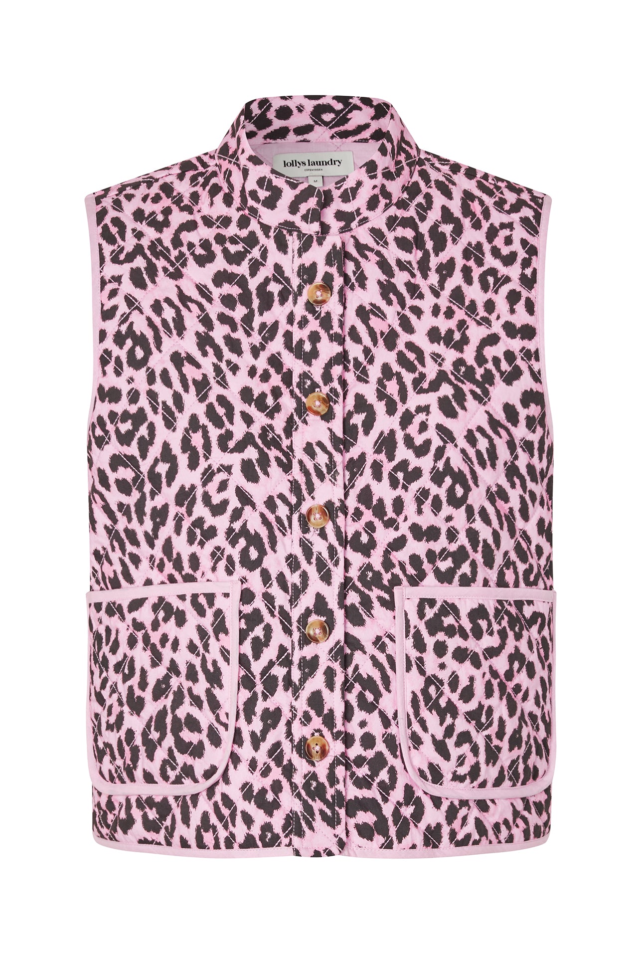 Lollys Laundry CairoLL Quiltet Vest Vest 84 Light Pink