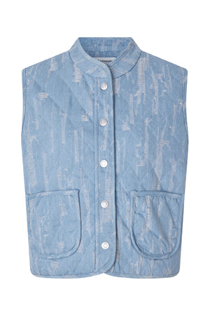 Lollys Laundry CairoLL Vest Vest Blå denim