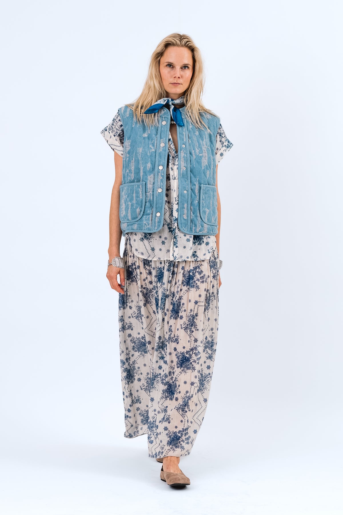 Lollys Laundry CairoLL Vest Vest Blå denim