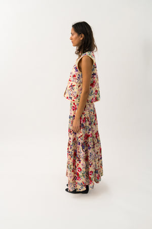 Lollys Laundry CairoLL Vest Vest Blomsterprint