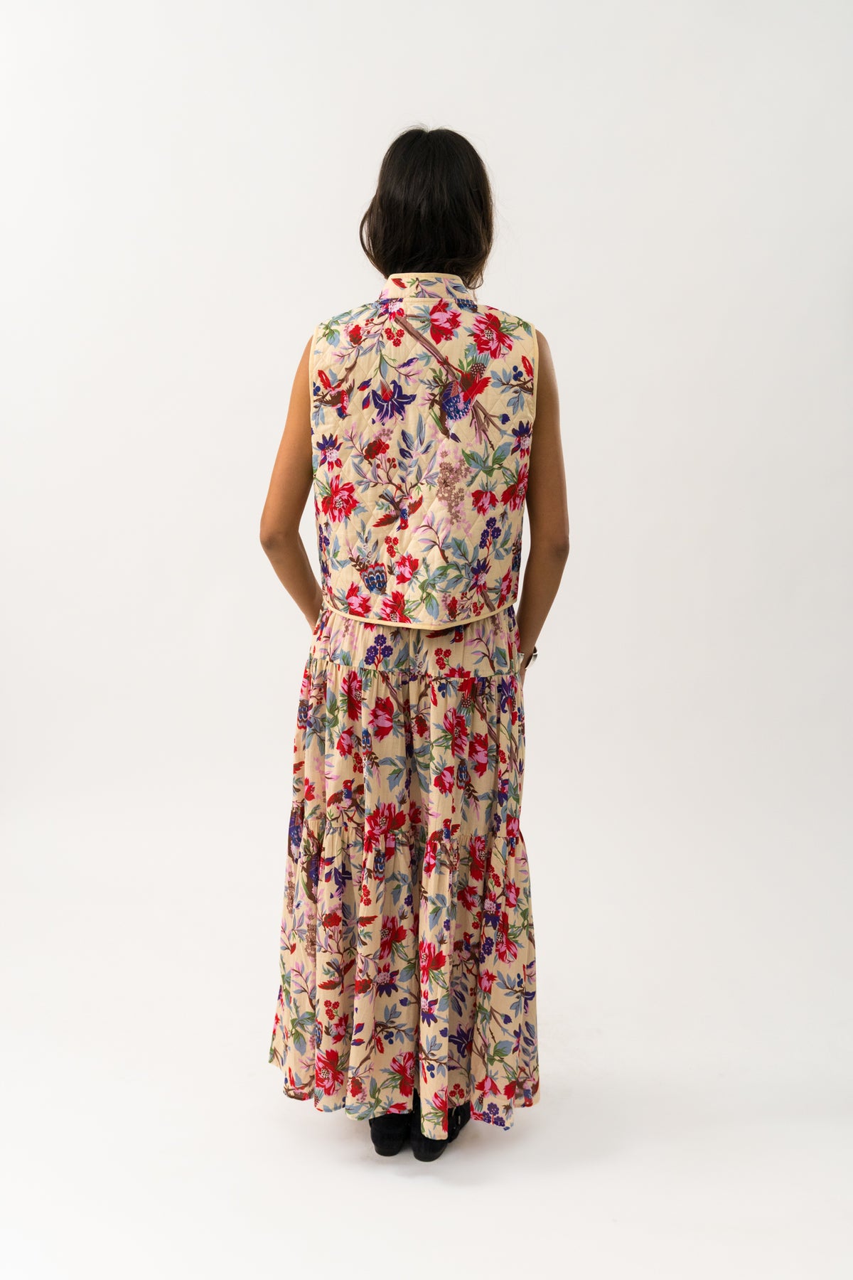 Lollys Laundry CairoLL Vest Vest Blomsterprint