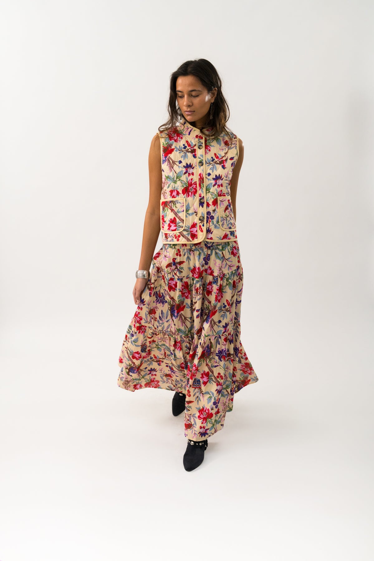 Lollys Laundry CairoLL Vest Vest Blomsterprint